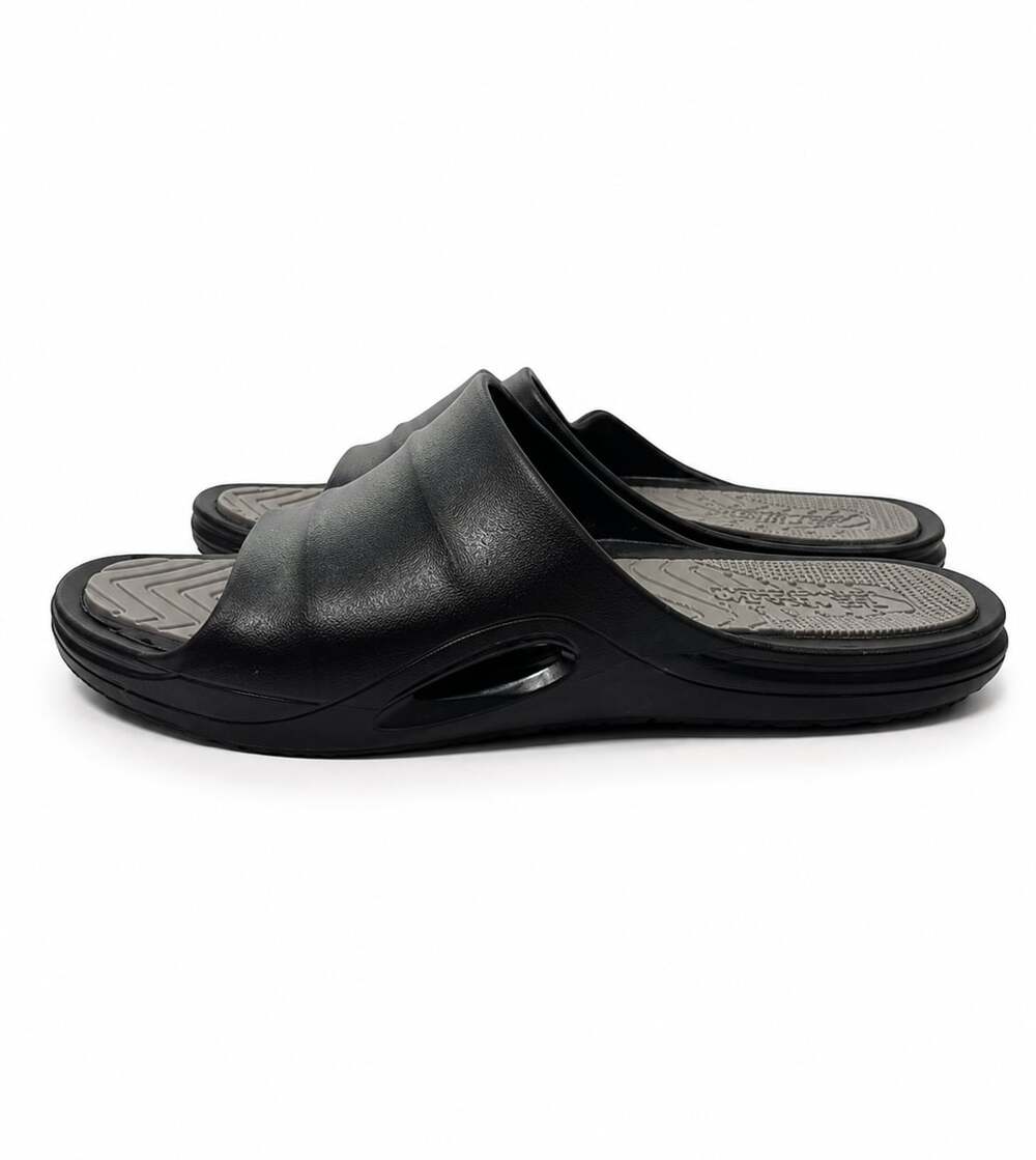 Roxoni Men's Athletic Slip-On Sandals Size 11 Black Excellent Condition